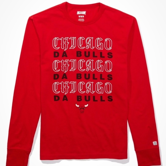 Tailgate Men's Chicago Da Bulls Long Sleeve Tee M - Picture 1 of 6